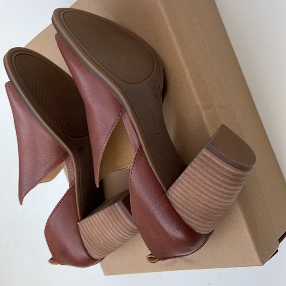 Lucky Brand Junai Leather Peep Toe Bootie - Picture 5 of 7